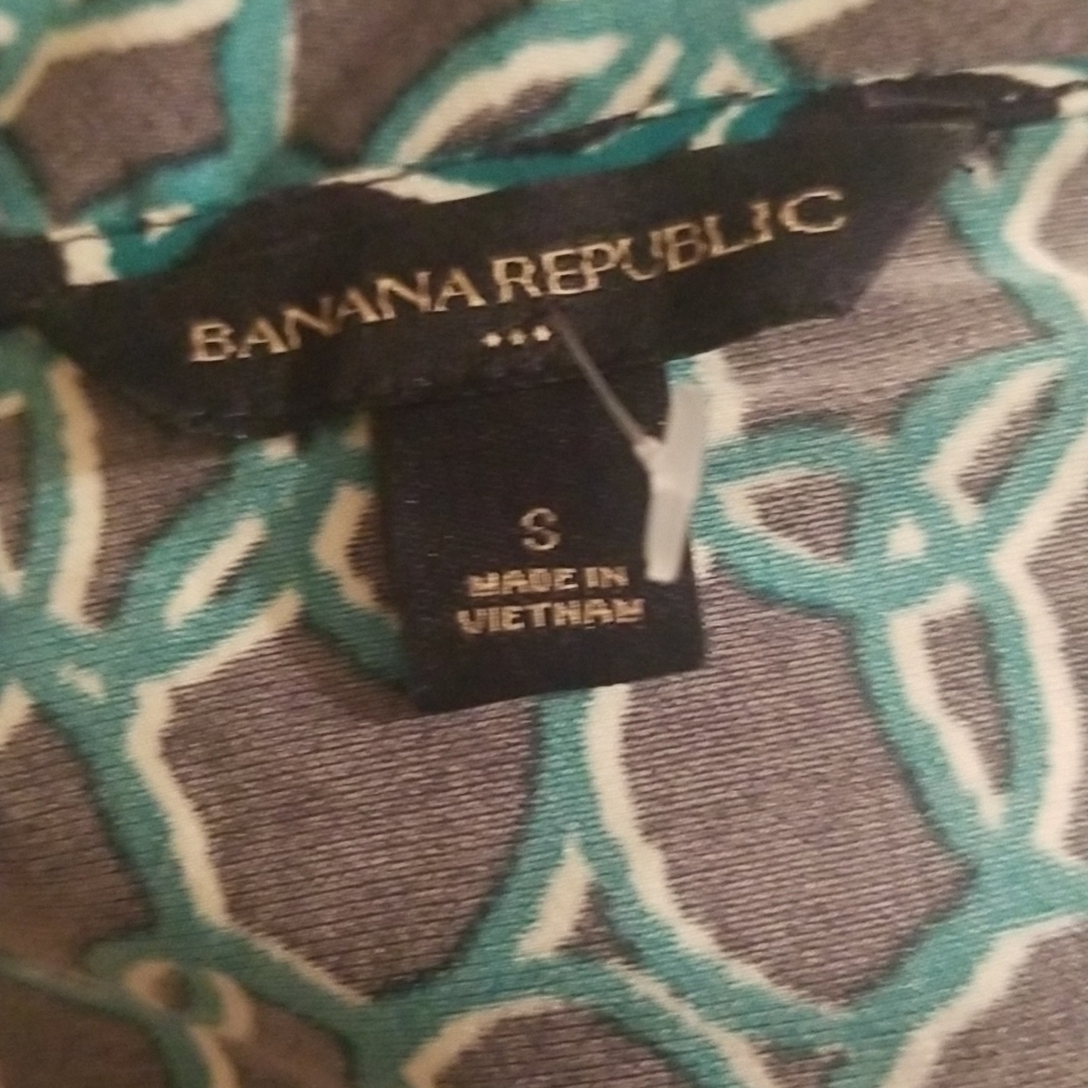 3/$25 Banana Republic Size S Blue Belted Dress - Picture 5 of 6